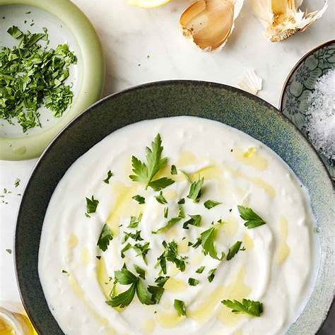 Garlic Herb Yogurt Sauce