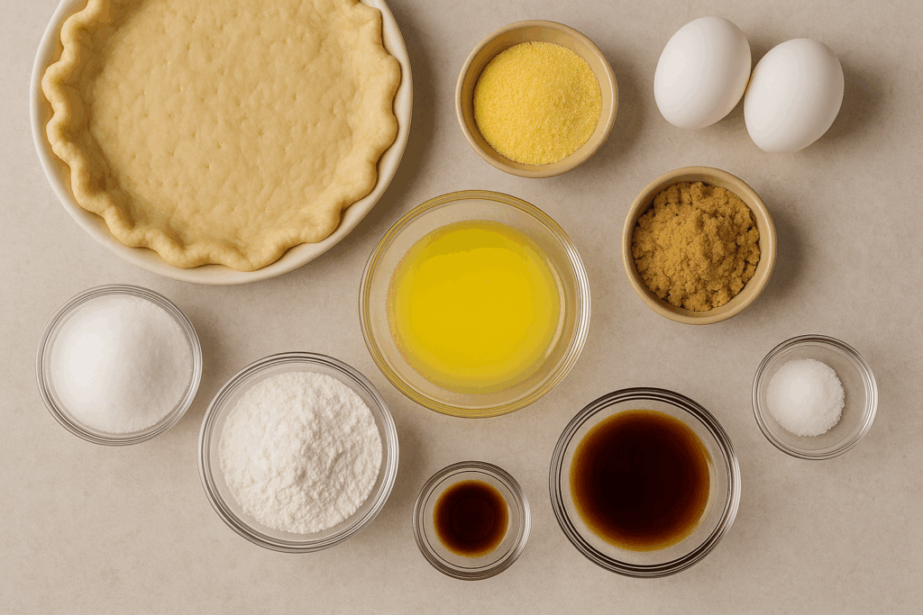 Chess Pie Recipe Ingredients