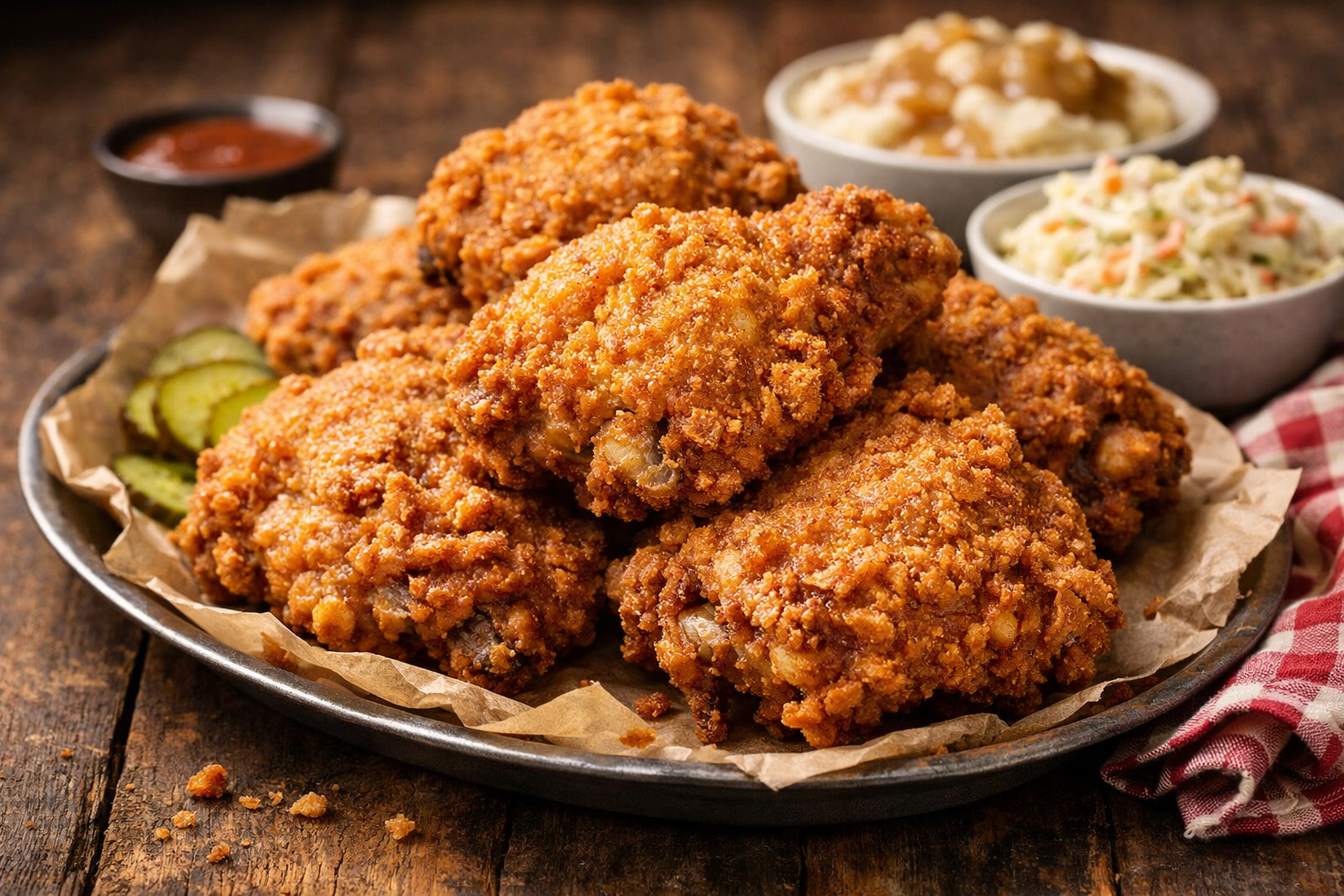 Copycat Colonel's Crispy Fried Chicken