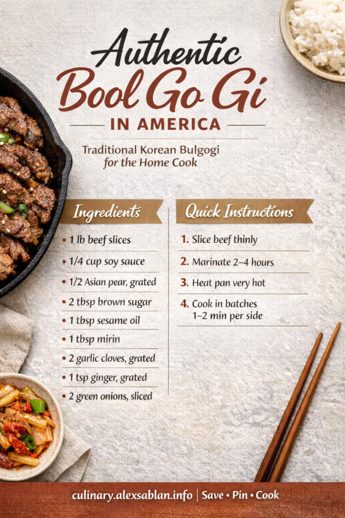 Authentic Bool Go Gi Printable Recipe Card