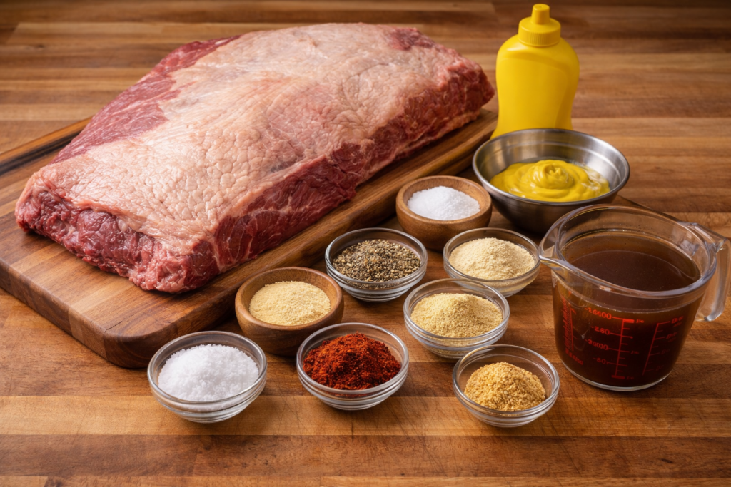 Keto Smoked Brisket Ingredients
