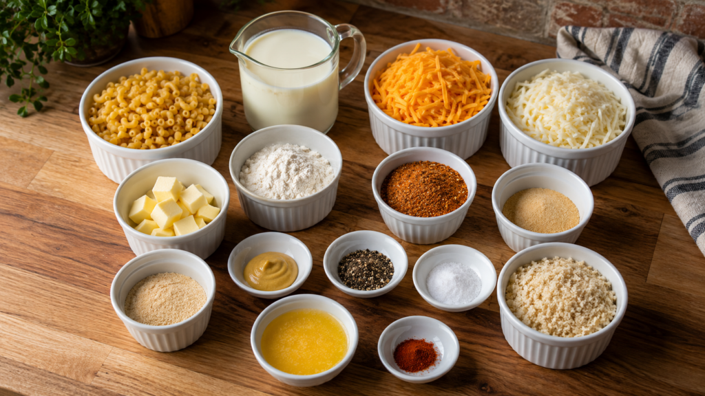 Cajon Mac And Cheese For Two Ingredients